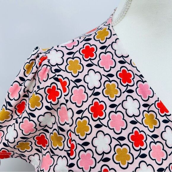 NWT Boden Joanna Cap Sleeve Wrap Floral Dress Size 14 L - Picture 5 of 9